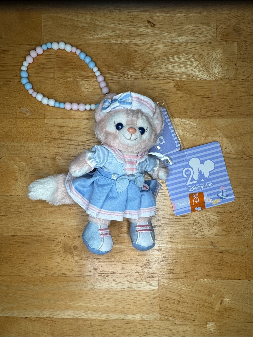 Hong Kong Disneyland 20th Anniversary Duffy & Friends Linabell Plush Bag Charm